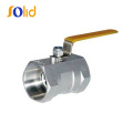 SS Manual 1 PC Stainless Steel Female Screwed Threaded (BSP NPE) End Casting One Piece Ball Valve 1000wog